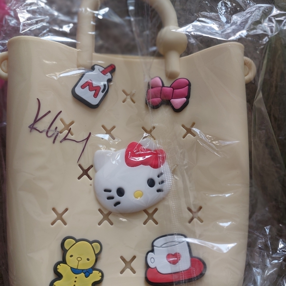 Mini EVA Hello Kitty Beach Bag With Strap - Picture 3 of 5